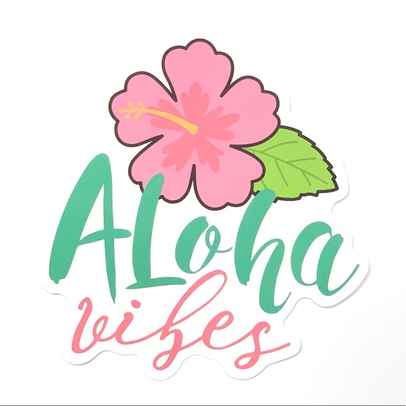 Aloha Vinyl Sticker - Picture 1 of 2